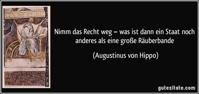 Alle Regierungen sind unmoralische und kriminelle Institutionen