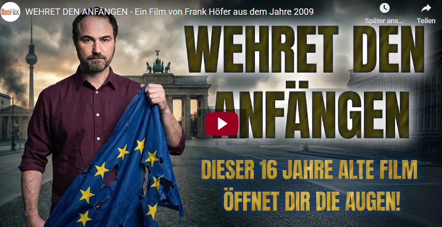 WEHRET DEN ANFÄNGEN