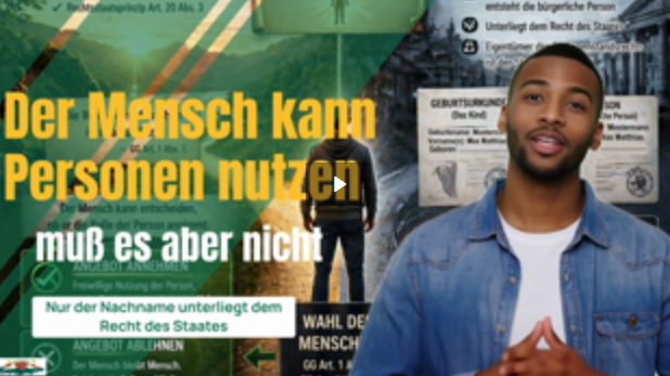 Der Mensch kann Personen nutzen, muß es aber nicht!