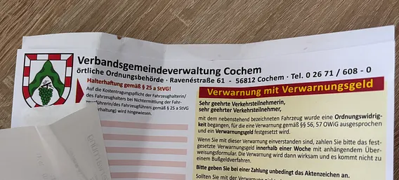 Die Verbandsgemeinde Cochem täuscht Bürger mit dem Begriff „Halterhaftung“ – und bringt sie so dazu, vorschnell zu zahlen.